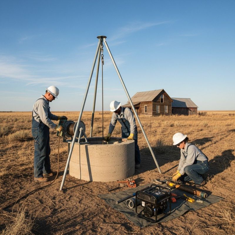 Deep Water Pump Repair